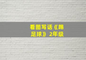 看图写话《踢足球》 2年级